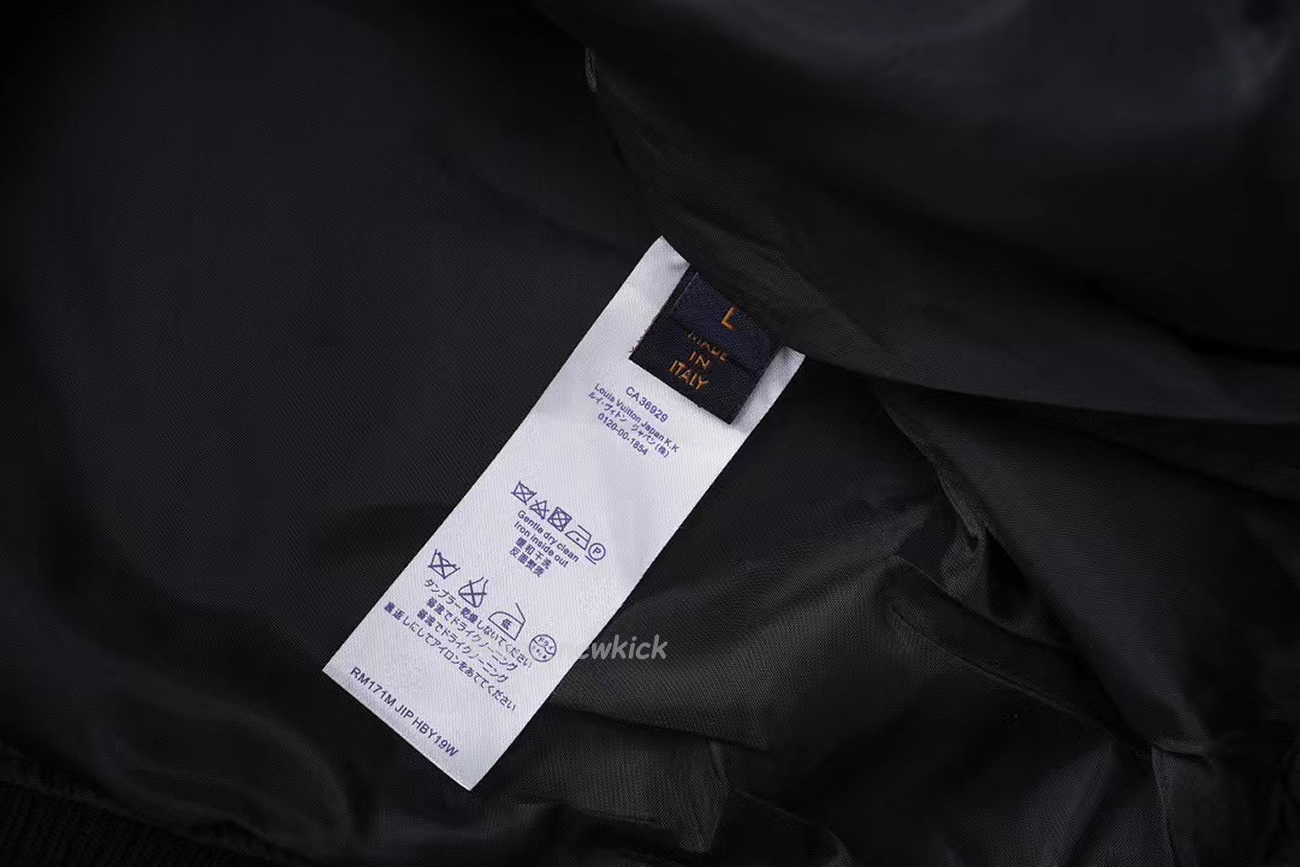 Louis Vuitton X Nba Leather Basketball Jacket Black (3) - newkick.app